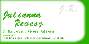 julianna revesz business card
