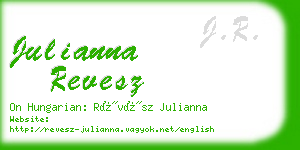 julianna revesz business card